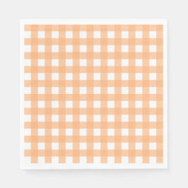 Guardanapo De Papel Vichy Orange clair