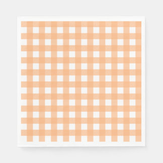 Guardanapo De Papel Vichy Orange clair