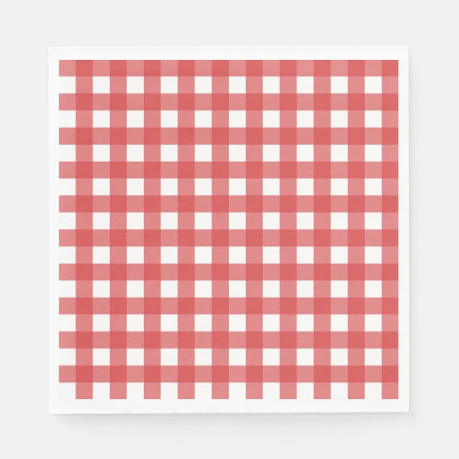 Guardanapo De Papel Vichy Rouge (Frente)