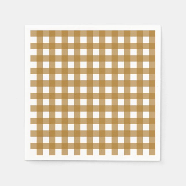 Guardanapo De Papel Vichy Sienne (Frente)