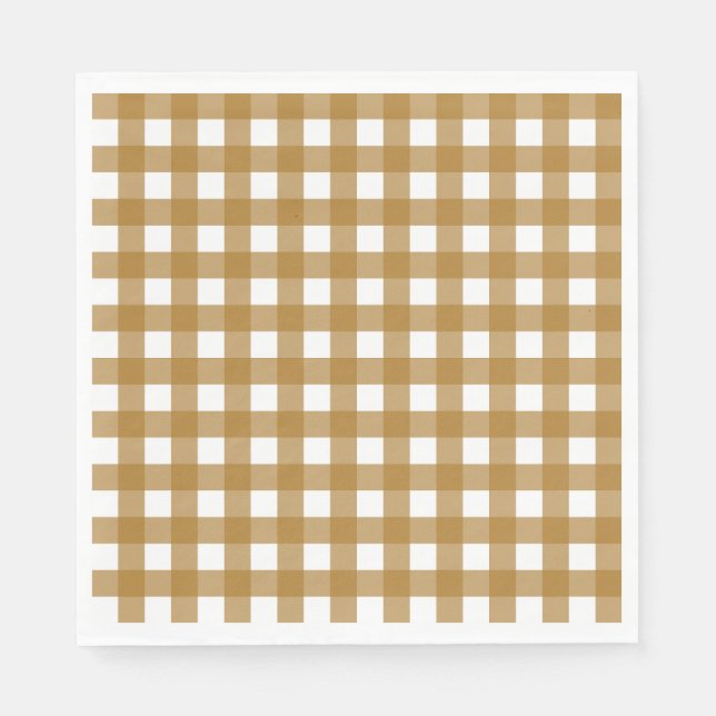 Guardanapo De Papel Vichy Sienne (Frente)