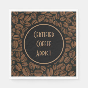 Guardanapo De Papel Viciado em café certificado