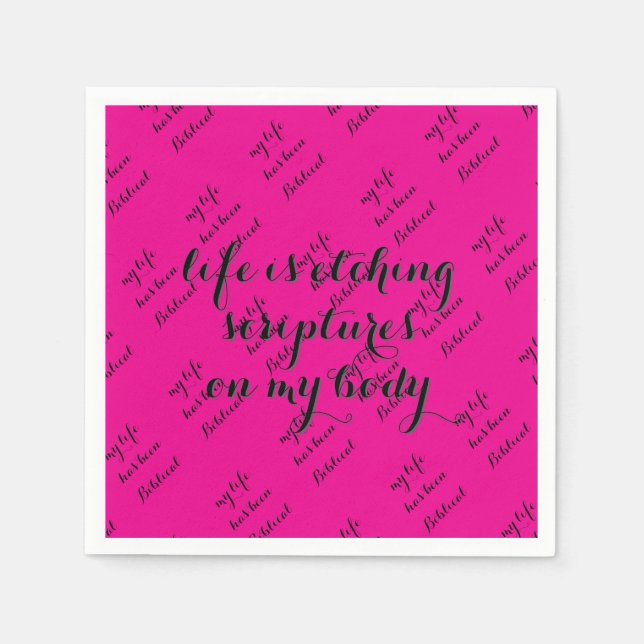 Guardanapo De Papel Vida bíblica (Frente)