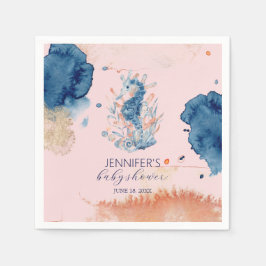 Guardanapo De Papel Vida marinha | Papel para Chás de fraldas