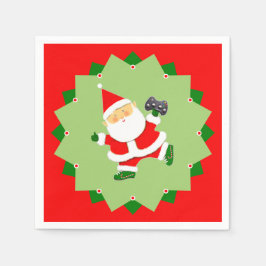 Guardanapo De Papel Video Gamer Christmas Holiday