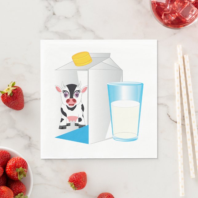 Guardanapo De Papel Vidro De Leite (Criador carregado)