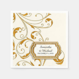 Guardanapo De Papel Vidro Personalizado Velho da Regência de Hollywood