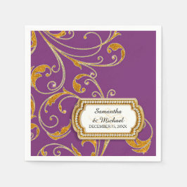 Guardanapo De Papel Vidro Personalizado Velho da Regência de Hollywood