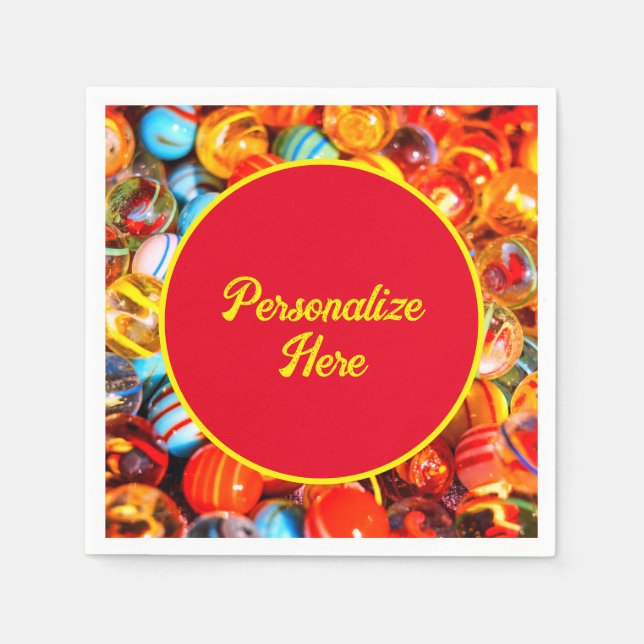 Guardanapo De Papel Vidros coloridos (Frente)