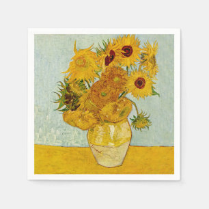 Guardanapo De Papel Vincent Van Gogh 12 Girassóis Impressionista