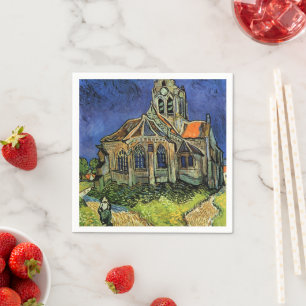 Guardanapo De Papel Vincent van Gogh - A Igreja em Auvers