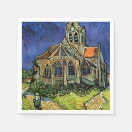 Guardanapo De Papel Vincent van Gogh - A Igreja em Auvers