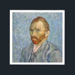 Guardanapo De Papel Vincent Van Gogh - Autorretrato<br><div class="desc">Autorretrato/Retrato do artista/Retrato de l'artiste por Vincent Van Gogh em 1889</div>