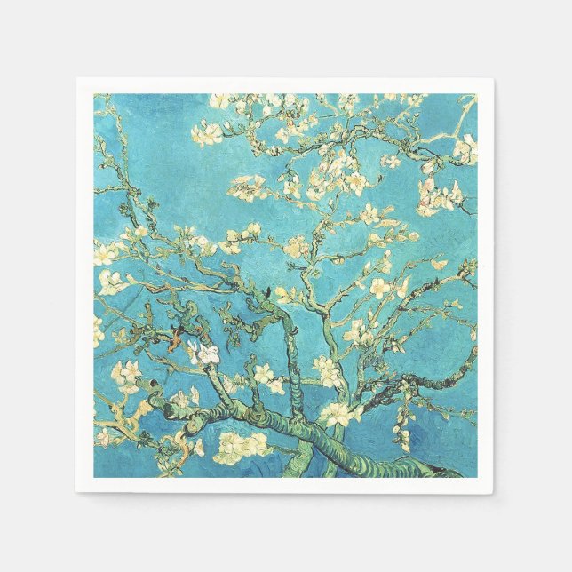 Guardanapo De Papel Vincent van Gogh Blossomong Almond Tree (Frente)