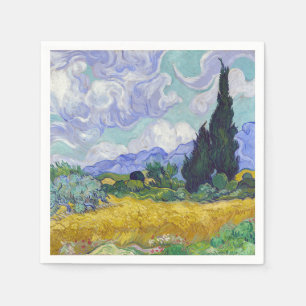 Guardanapo De Papel Vincent Van Gogh - Campo de Trigo com Cipras