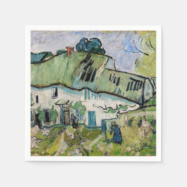 Guardanapo De Papel Vincent van Gogh - Farmhouse com Dois Números (Frente)