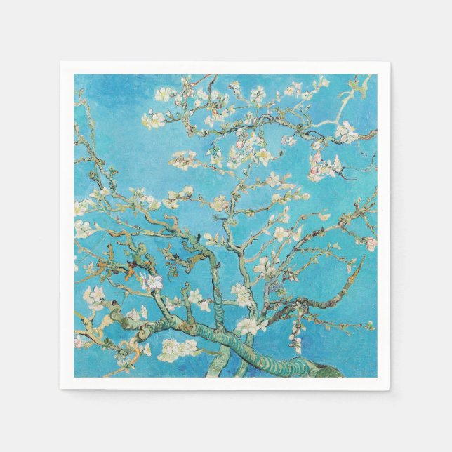 Guardanapo De Papel Vincent van Gogh - Flor de Amendoeira (Frente)