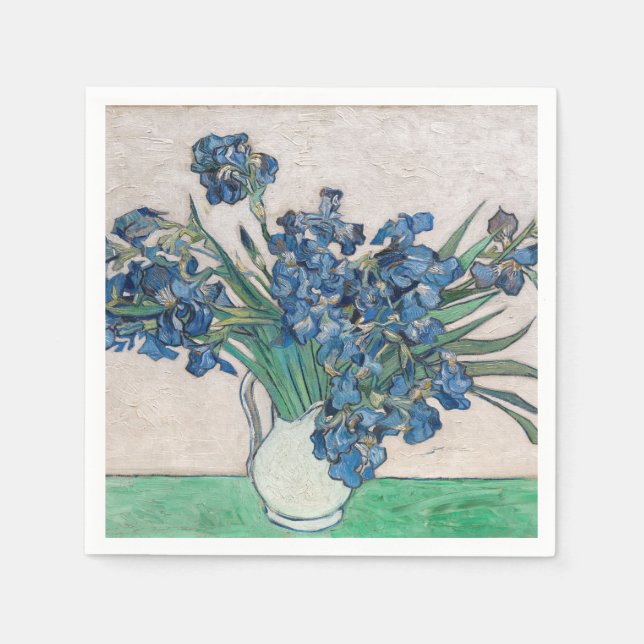 Guardanapo De Papel Vincent van Gogh - Íris (Frente)