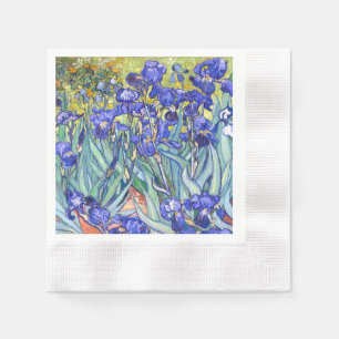 Guardanapo De Papel Vincent Van Gogh Irises Floral Vintage Fine Art