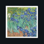 Guardanapo De Papel Vincent Van Gogh - Irrises<br><div class="desc">Irlandeses / Íris - Vincent Van Gogh, 1889</div>