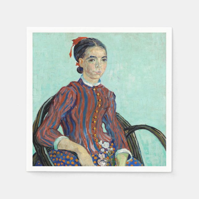 Guardanapo De Papel Vincent van Gogh - La Mousme (Frente)