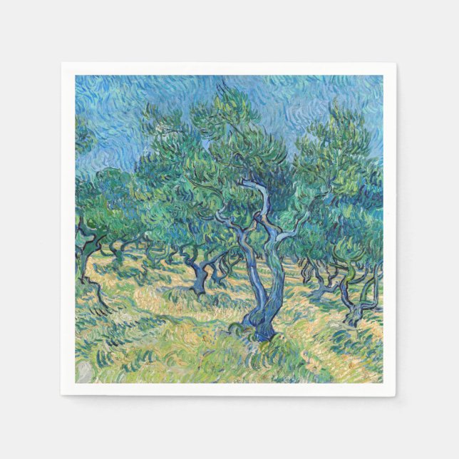 Guardanapo De Papel Vincent van Gogh - Olive Grove (Frente)