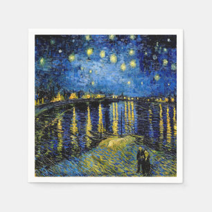 Guardanapo De Papel Vincent Van Gogh Starry Night 1888 Paper Napkins