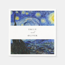 Guardanapo De Papel Vincent Van Gogh Starry Night Weding