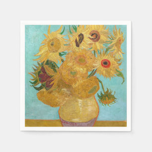 Guardanapo De Papel Vincent Van Gogh - Vase com Doze Girassóis