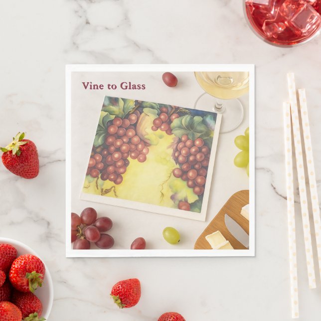 Guardanapo De Papel "Vinha a Vidro". (Insitu)