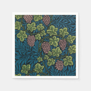 Guardanapo De Papel Vinhas com cachos de uvas rosadas