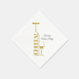 Guardanapo De Papel vinho, aniversário adulto, casamento,