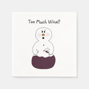 Guardanapo De Papel Vinho demais