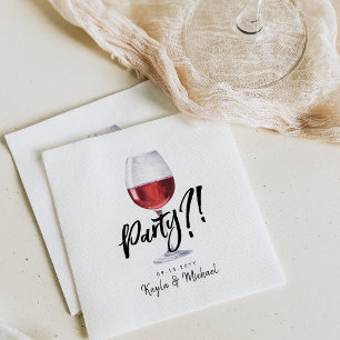 Guardanapo De Papel Vinho Tinto Celebração de Ocasião Especial