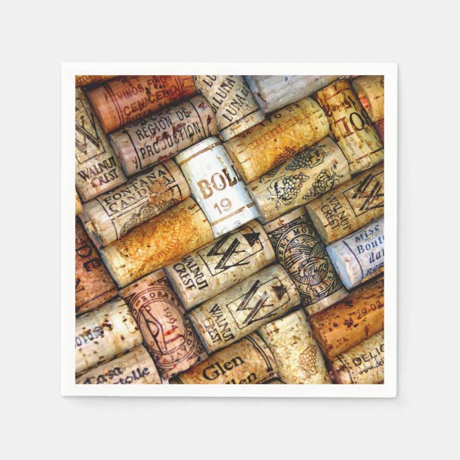 Guardanapo De Papel Vinhos Alojando Papel Nápoles (Frente)