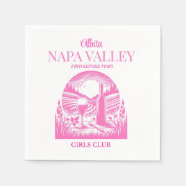 Guardanapo De Papel vino antes de votos napa