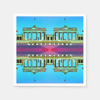 Guardanapo De Papel Vintage Alemanha Berlin Brandenburg Gate