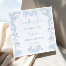 Vintage Algo Azul Antes de Eu Fazer Chuveiro de No