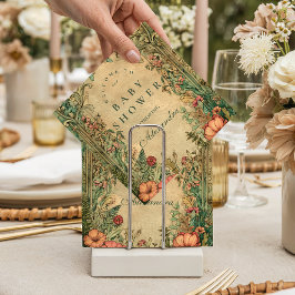 Guardanapo De Papel Vintage Art Nouveau Floral Baby Shower