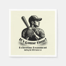 Vintage Baseball Player Men's 50th Birthday