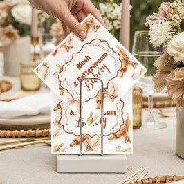 Guardanapo De Papel Vintage Buttercream Bakery Branding