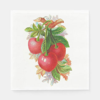 Guardanapo De Papel Vintage Cherries