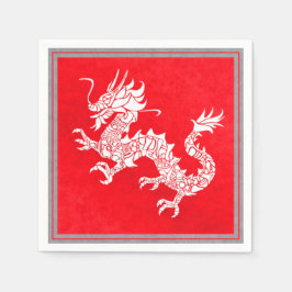 Guardanapo De Papel Vintage Chinese Dragon Napkins