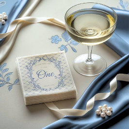 Guardanapo De Papel Vintage Coquette Blue Arco floral