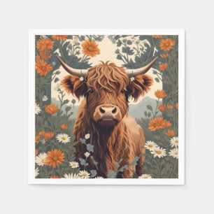 Guardanapo De Papel Vintage Cow Highland