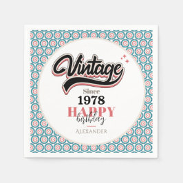 Guardanapo De Papel Vintage desde - 1978