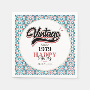 Guardanapo De Papel Vintage desde - 1979