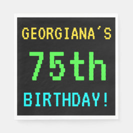 Guardanapo De Papel Vintage divertido/Retro Jogo de Vídeo Olhe 75º ani