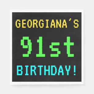 Guardanapo De Papel Vintage divertido/Retro Jogo de Vídeo Olhe 91ruas