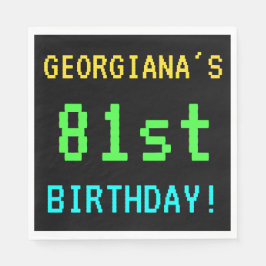 Guardanapo De Papel Vintage divertido/Retro Jogo de Vídeo Olhe para 81